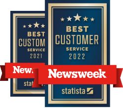 Rated America's Best Customer Service by Newsweek