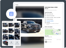 Vehicle listing on Marketplace