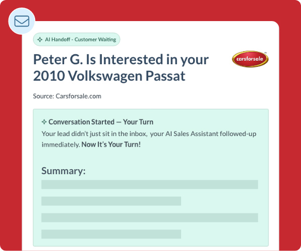 Ai-Email-Red Visual of email notification